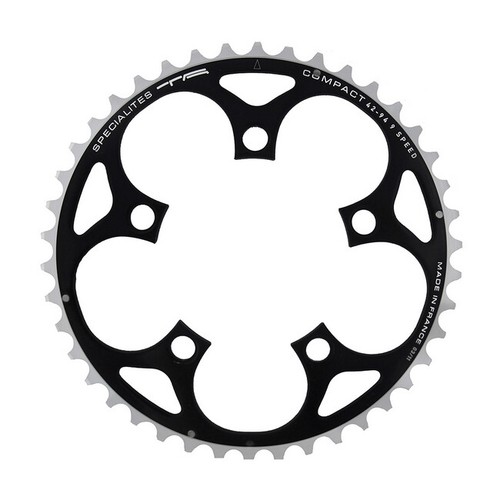Plateau Aluminium 52 Dents – 5 Trous Entraxe 110 – Vélo Course – Neuf