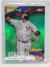 Gleyber Torres 2021 Topps Chrome - Beisbol GREEN (16/99) - New York Yankees