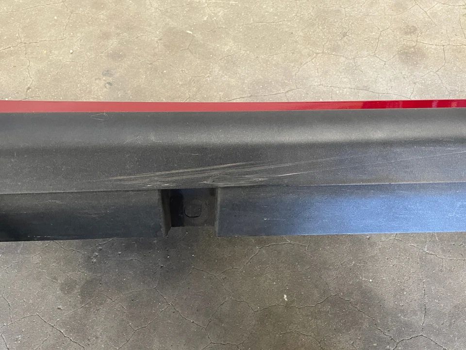 14-17 Maserati Ghibli S Falda Lateral Derecha Panel Balancín Moldura Borde Rojo 1504 OEM Foto 4 de 4