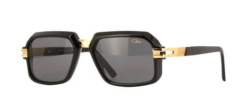 Cazal MOD 9084 001 Black Gold Gray Gradient Men's Sunglasses 54-19