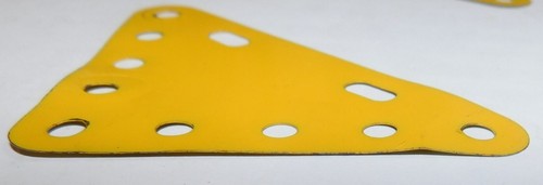 7 PLAQUES TRIANGLE JAUNE réf 222 et 223 . MECCANO ANNEES 70 à 98 BOITE 5x à 10 - Imagen 14 de 15