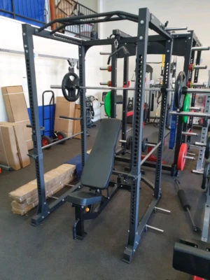Rack With Lat Pulldown Bench Bar And Weights Gym Fitness Rack With Lat Pulldown Bench Bar And Weights
