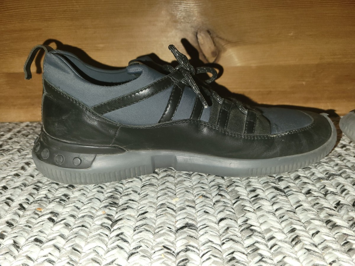 Tod's Mens Shoes Sz 8 No Code Sportivo Leather & Neoprene Sneaker