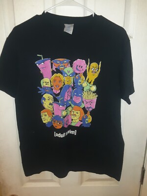 ADULT SWIM Carl s Jr/Hardees Licensed Employee Promo T-Shirt 2021 Size M
