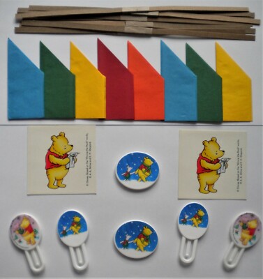8 DISNEY WINNIE POOH GESCHENKE, MÜTZEN, DRUCKKNÖPFE & WITZE 2 WEIHNACHTSCRACKER SELBER MACHEN
