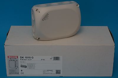 Hensel DK 1010 G Abzweigdose 5 Stck. AP IP66 130x180x77mm Abzweigkasten m.Klemme