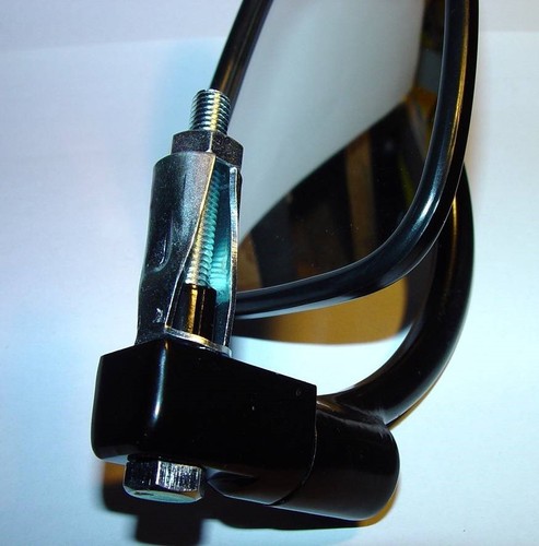BSA, Triumph,Norton,OIF, Cafe, BLACK, 5" Rectangular Bar End Mirror, 7/8" L/R - Picture 2 of 7