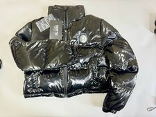 Trapstar London Women's Irongate Puffer Jacket Shiny Black Medium