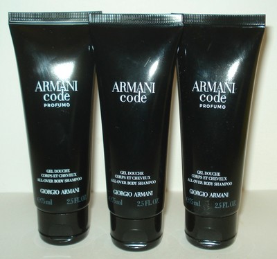 armani code body shampoo