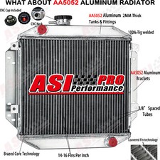 FULL ALUMINIUM RADIATOR FITS FORD ESCORT MK2 1.6 RS 1968-1980 Manual NEW