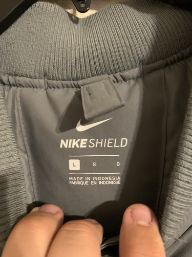 Nike Shield Oregon Ducks Cool Grey Bomber Jacket Men’s Size Large $200 - Picture 7 of 10