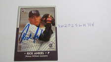 1998 Blueline Rick Ankiel signed baseball card