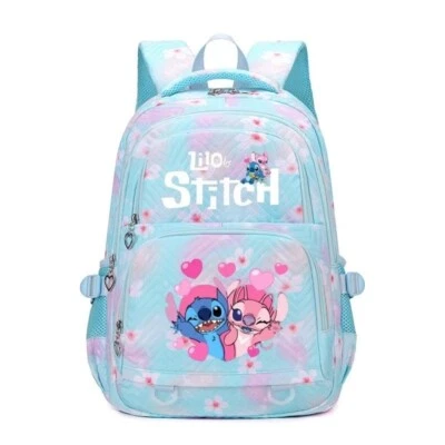 MARKENLOS Disney Kinder Lilo Stitch Rucksack Tasche Cartoon Mädchen Kind Anime Schultasche