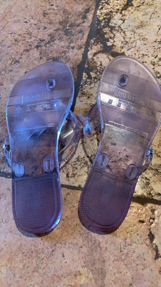 Size 1 Mini Melissa Flip Flop Sandals - Image 2 of 2
