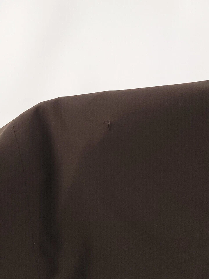 Falda Ann Taylor Loft para mujer talla 2 marrón liso lana elástica Foto 3 de 4