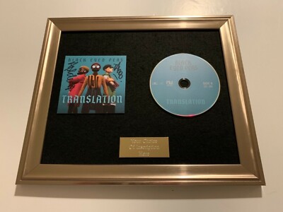 SIGNIERT/AUTOGRAMMIERT SCHWARZÄUGIGE ERBSEN ÜBERSETZUNG GERAHMTE CD PRÄSENTATION. WILL ICH BIN