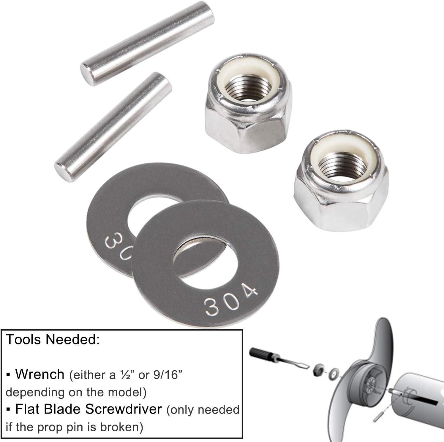 6pcs-minn-kota-1865019-mkp-34-prop-nut-kit-e-trolling-motor-mkp-33-mkp
