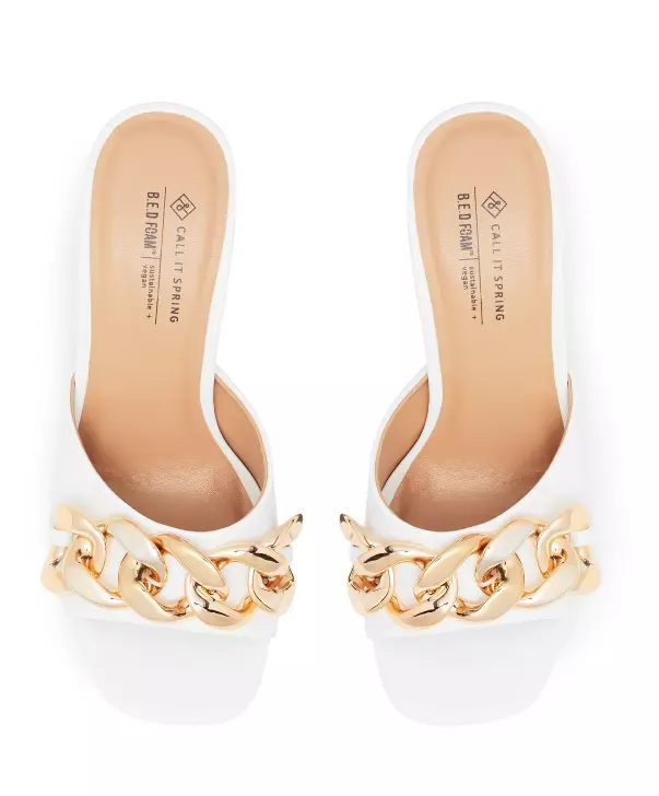 Call it sale spring white sandals