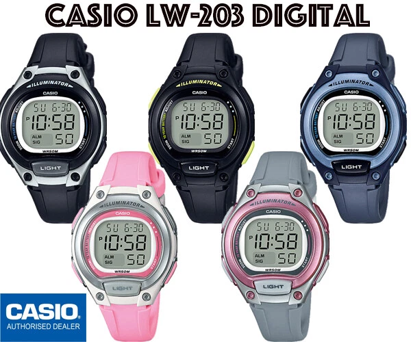 CASIO LW-203-1A⎪LW-203-1B⎪LW-203-2A⎪LW-203-4A⎪LW-203-8A⎪ORIGINAL⎪MUJER⎪NIÑO⎪NIÑA