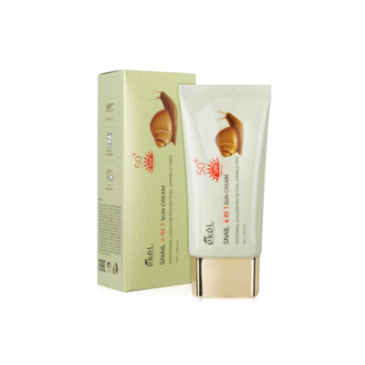 [EKEL] 4 In 1 Sun Cream - 70ml (SPF50+ PA+++) / Free Gift