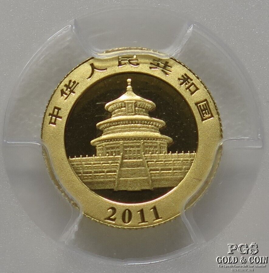 最終値下げ PCGS MS69 2011年中国パンダ　金貨1/10oz .999 imgf618x_600x600_crop_center.
