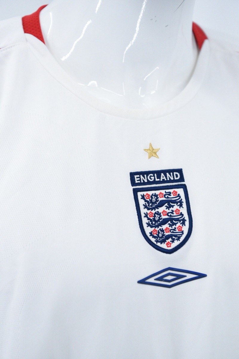 Umbro X-Static England White Soccer Football Jersey Mens XXL