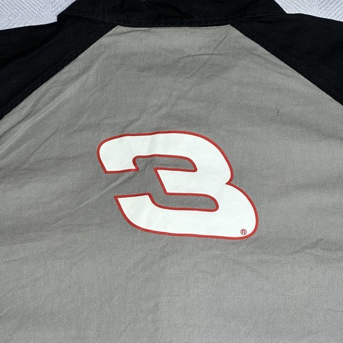 Vintage Y2K Chase NASCAR Dale Earnhardt The Intimidator Button Up Shirt Size XL - Picture 11 of 13