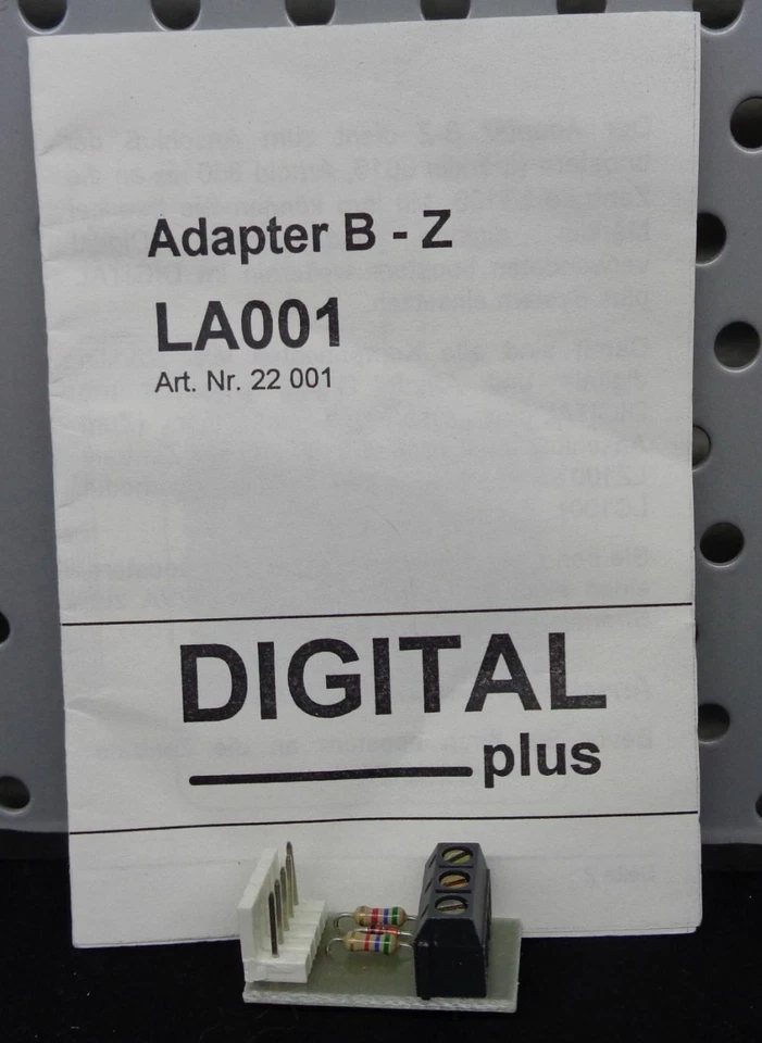 Lenz 22001 Adapter B-Z LA001 Digital plus NEU & OVP