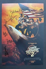 Super Troopers 2 signed photo complete Jay Kevin Steve Erik Paul 12"x18" c