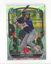 2023 Bowman Chrome Prospects Baseball Lunar Glow Refractor Singles - You Choose