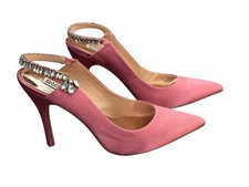 Badgley Mischka Women Pink Paxton Embellished Pumps Heels Size US 9 235 Retail