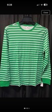 Men s Medium Sleep Set 2 Peice Pajama Set stripped