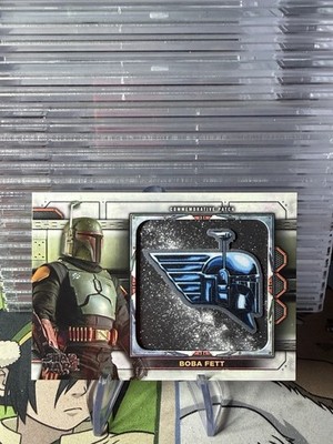 Boba Fett 2022 Topps Star Wars The Book of Commemorative Patch Card MP-7
