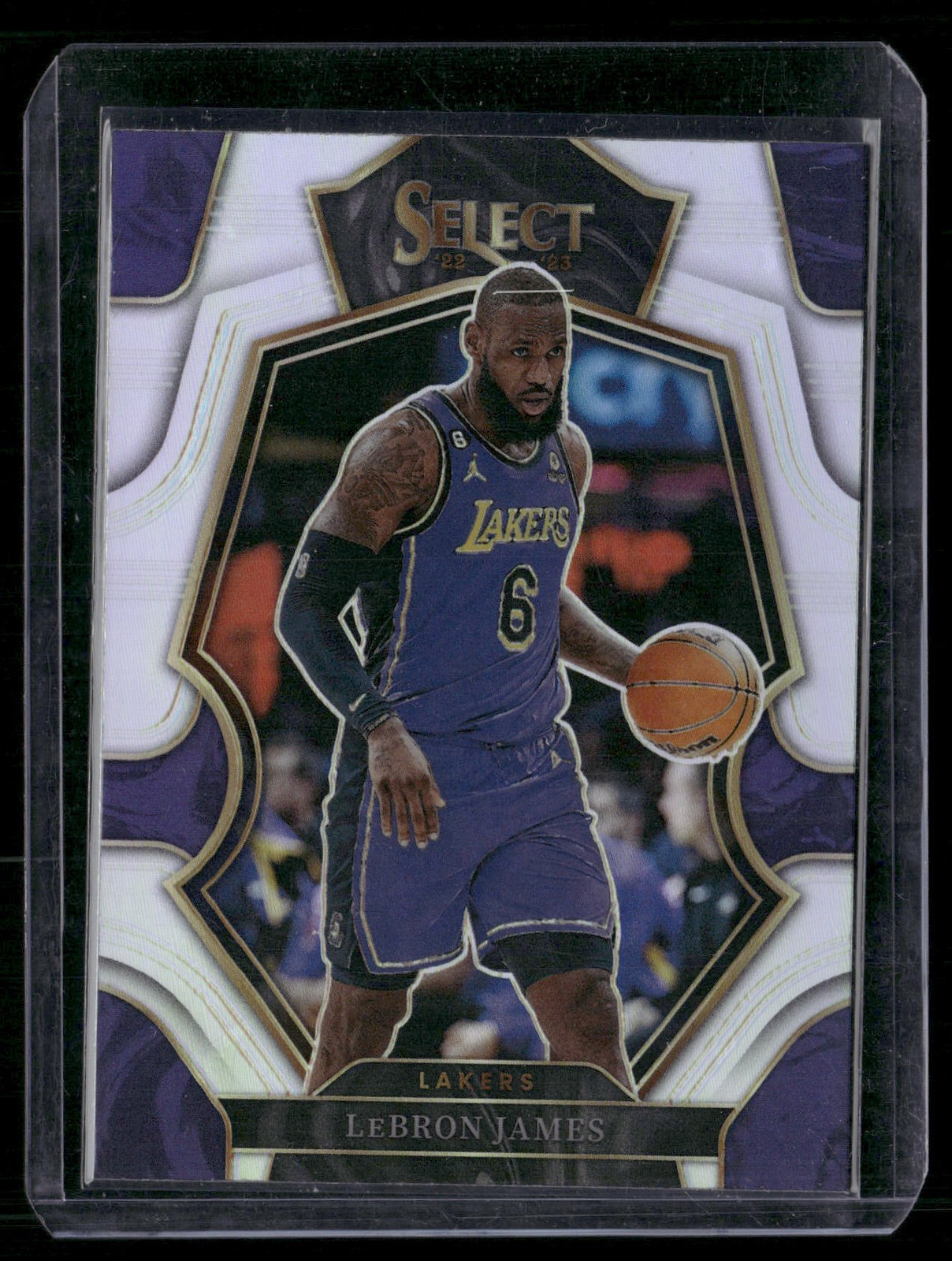 2022-23 Panini Select #126 LeBron James Silver Prizms