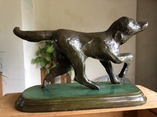 Bronze chien léonberg Michel Chateauneuf : Farandole (a). Cire perdue F.B.L. 3/8