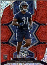 2022 Panini Mosaic Red Sparkle #356 Trestan Ebner - FB