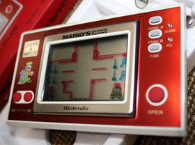 Nintendo- Mario's Cement Factory ML-102, Game & Watch, 1983 CIB, Original Owner