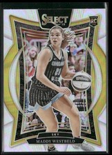 2025 Panini Select WNBA Maddy Westbeld RC #95 Concourse Level Silver Prizm 
