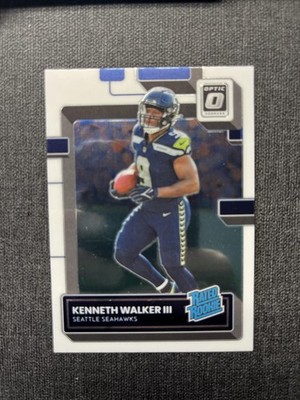 2022 Donruss Optic Kenneth Walker III #218   Rookie Seattle Seahawks