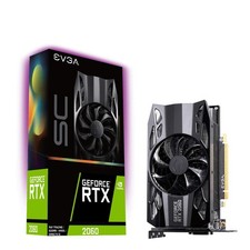 EVGA GeForce RTX 2060 SC Overclocked 2.75 Slot Extreme Cool 70C Gaming 06G-P4