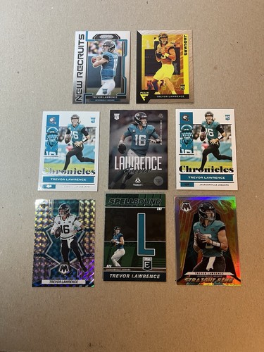 Trevor Lawrence 8 Card Lot 5 Are Rookies Great Lot - Imagen 2 de 11
