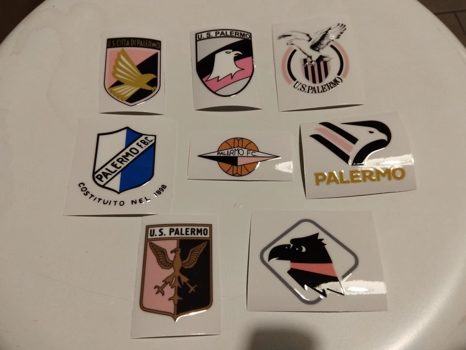 PALERMO FC - STOCK 8 ADESIVI Stickers   Vintage Football Curva Nord Calcio - Image 2 of 4