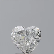 Certified GIA 1.50 CT Heart Cut Natural Mined Diamond Loose H color SI2 clarity