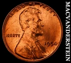 1954 Lincoln Wheat Cent - Semi-key  Red Choice Gem BU  No Reserve  #J9471