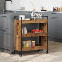 KüChentrolley Altholz 70 X 30 X 82 Cm Holzwerkstoff