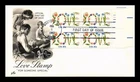 DR JIM STAMPS US COVER LOVE FOR SOMEONE SPECIAL FDC PLATE BLOCK ARTCRAFT