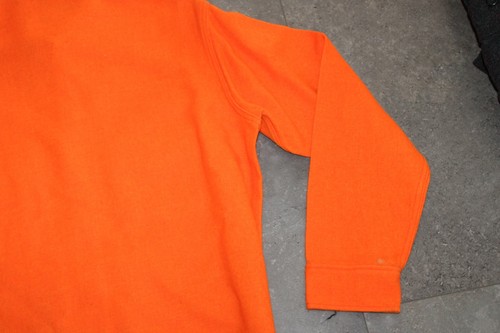 Vintage WOOLRICH Blaze Orange Wool Barn Shirt Gr. Große Made in USA - Bild 16 von 18