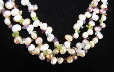 Vintage Ross-Simons Three Strand Fresh Water ...