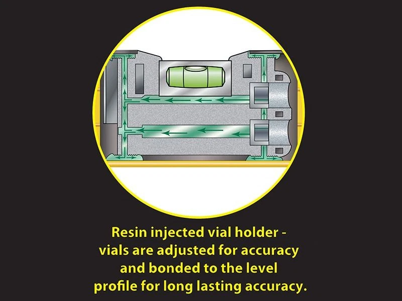 Stabila - 70-80 Angkasa Tunggal Spirit Level 2 Vial 80cm - Image 3 of 4
