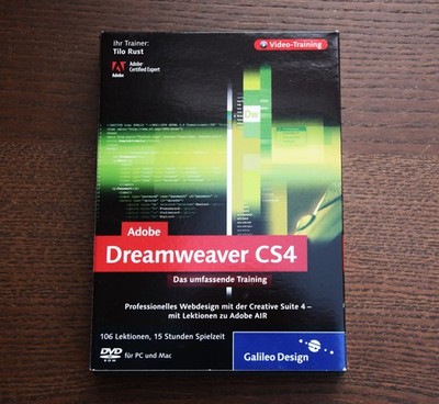 Adobe Dreamweaver CS4 - Video-Training - Prof. Webdesign mit CS 4 -